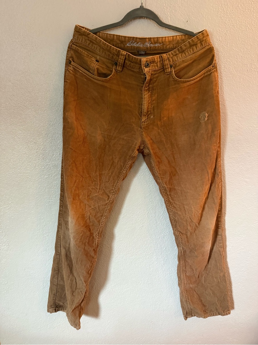 Eddie Bauer Men's Tan Brown Corduroy Pants